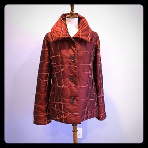 !!SALE!! Unique French winter coat with wool embroidery